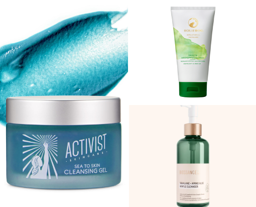 Low/non toxic skincare 🌿 cover photo collage