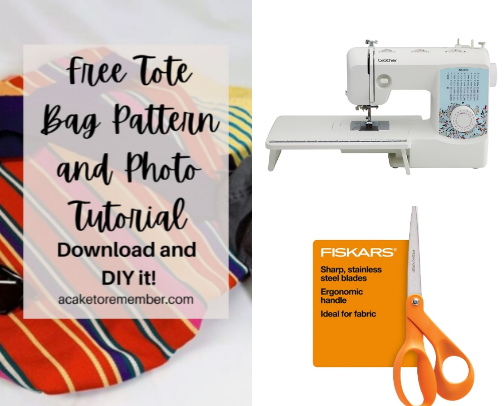 Free Tote Bag DIY Tutorial cover photo collage