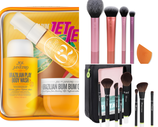 Christmas beauty gift cover photo collage