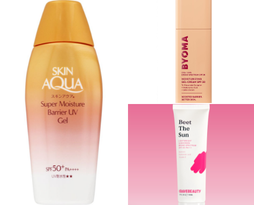 Sunscreens for acne prone skin cover photo collage