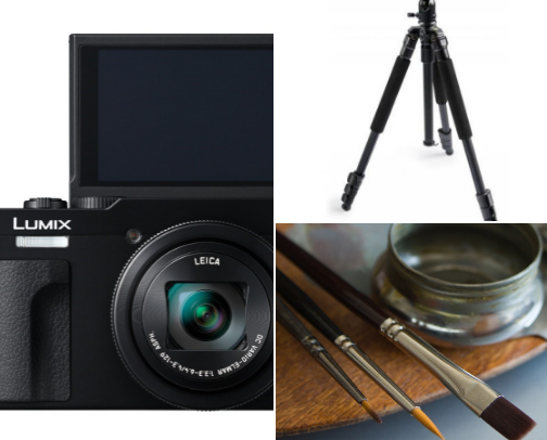 pov: you're an artist and content creator cover photo collage