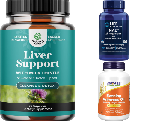 Anti-Oxidants And Anti-aging Supplements cover photo collage