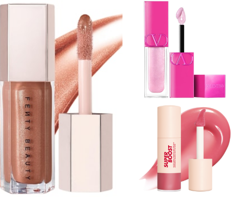 Recipe for glossy, juicy, plumpy lips 🫦 cover photo collage