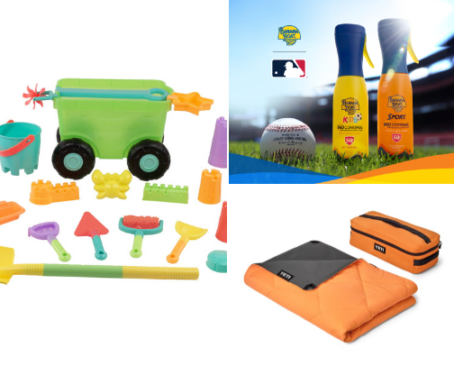 Beach day essentials 🏖️ cover photo collage