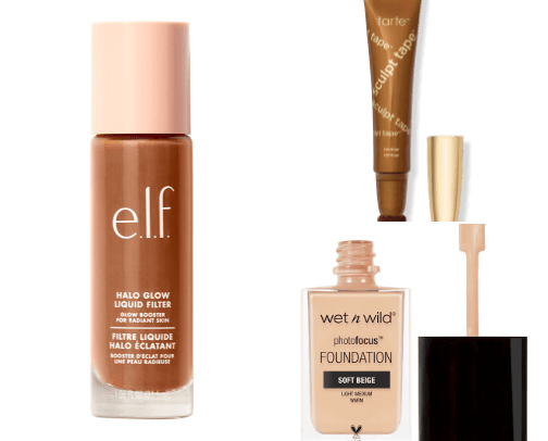 Favorite make up products 🤍 cover photo collage