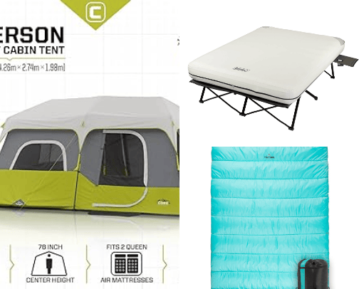 Favorite camping gear cover photo collage