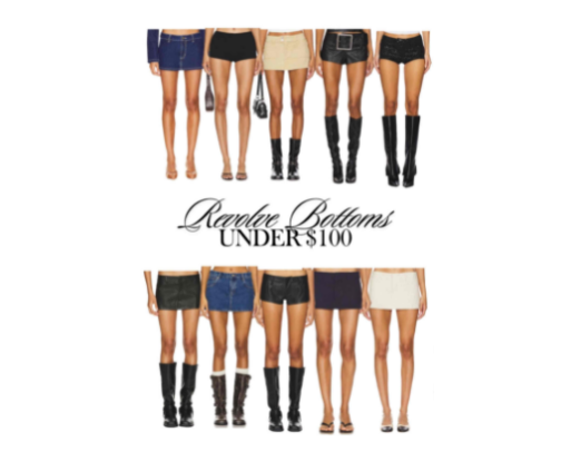 Revolve Bottoms Under $100 !! 🎀 cover photo collage
