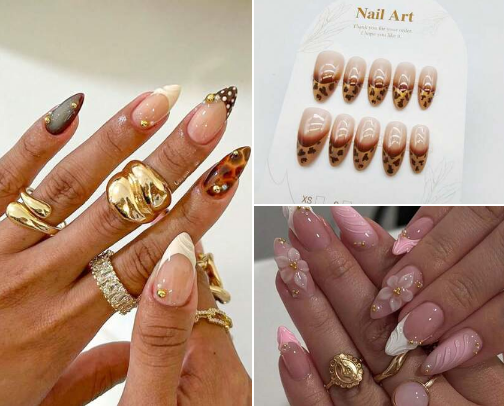 SHEIN nail finds cover photo collage