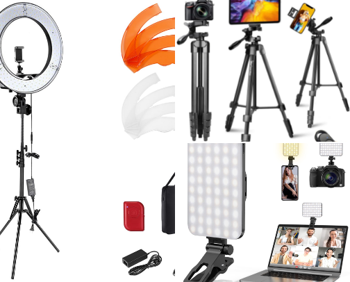 Beginning Content Creator Affordable Must Haves cover photo collage