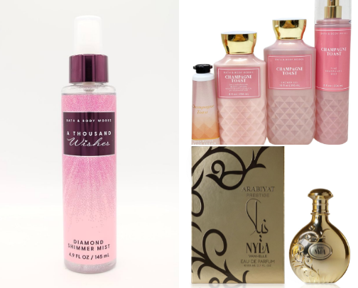 Perfumes, Soaps and Deodorant cover photo collage