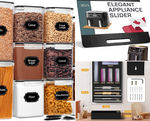 Kitchen favourites for organizing cover photo collage