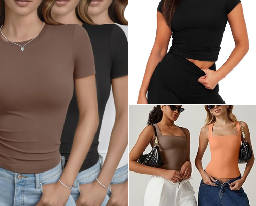 Stylish, trendy, and affordable clothing finds 💡⚡️ cover photo collage