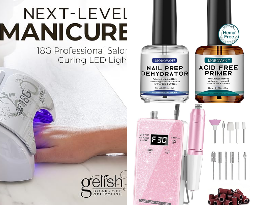 💅🏼DIY NAIL ESSENTIALS: Gel • Gel X • Accessories cover photo collage
