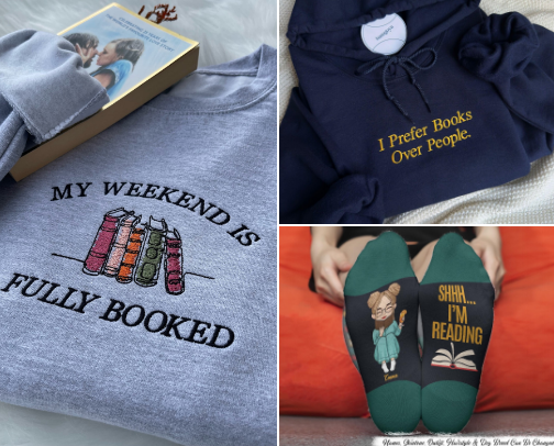 clothes fot booklovers cover photo collage