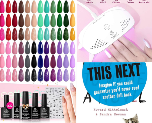 DIY gel nails cover photo collage