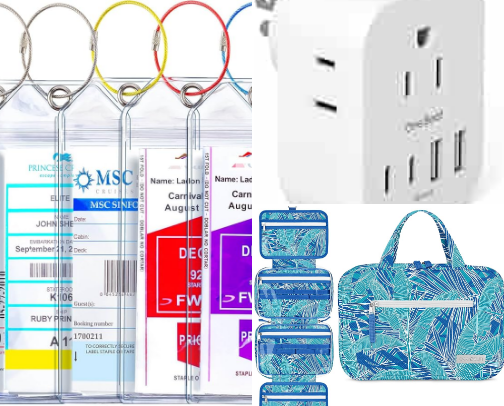 Cruise Essentials List cover photo collage