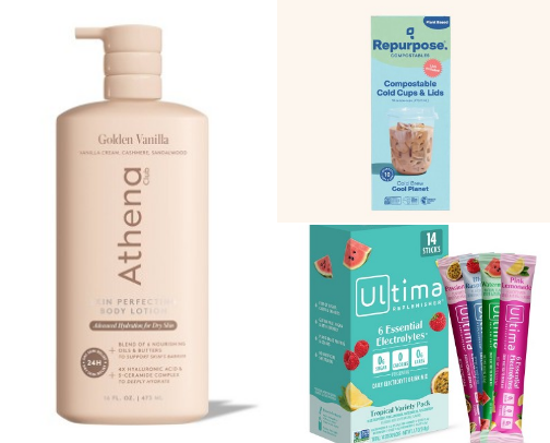 Hydrated & Glowing Lifestyle Favorites cover photo collage