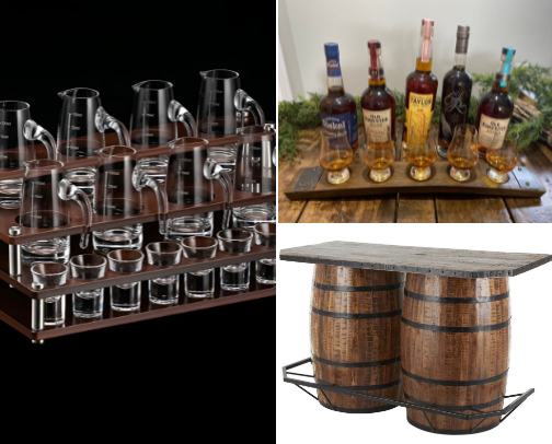 The wine, the beer, the whiskey! cover photo collage