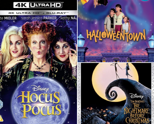 Ultimate Spooky Movie Marathon Night 🎃🍿 | Disney Halloween Classics, Scary Movies & Snack Ideas cover photo collage