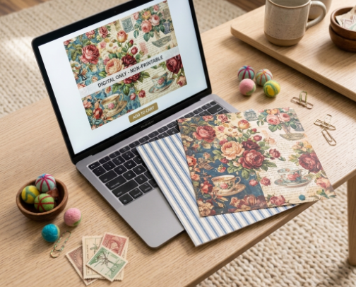 Digital scrapbooking - collections cover photo collage