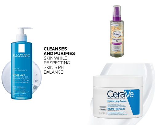 my skincare routine cover photo collage