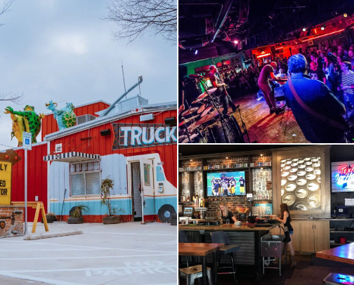 Live Music + Cold Drinks + Good Times cover photo collage