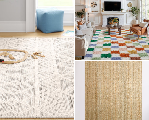 The Ultimate Wayfair Area Rugs, Runners & Floor Coverings Guide (Wayfair Vintage, Washable & Outdoor Rug Edition) cover photo collage