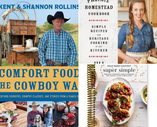 My Favorite Cookbooks cover photo collage