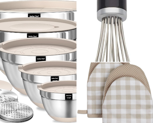 kitchen and baking must haves!👩🏻‍🍳 cover photo collage