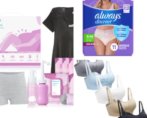 Postpartum NECESSITIES! cover photo collage