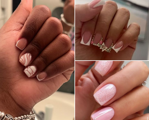 For my short nail girlies🥰 cover photo collage