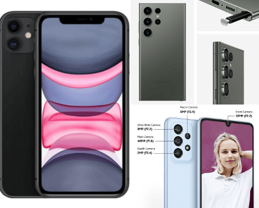 Phones cover photo collage
