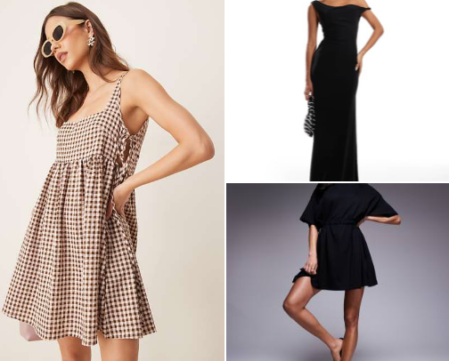 Dresses for all occasions cover photo collage