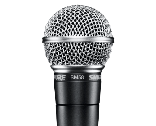Microphone cover photo collage