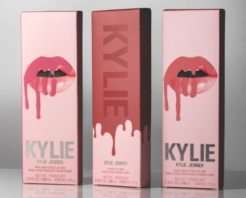 Kylie Cosmetics cover photo collage