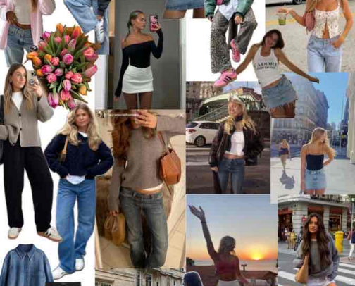streetwear style pieces🛍️ cover photo collage