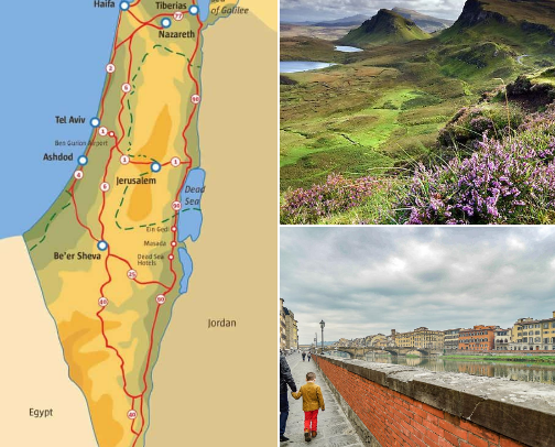 Our International Travel Family Bucket list cover photo collage
