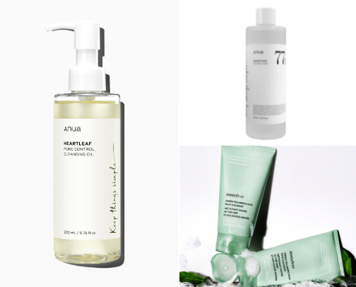 Korean Skincare regimen cover photo collage