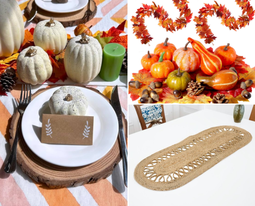 Fall Neutral Decor under $50 cover photo collage