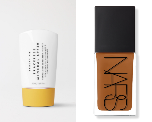 What's in my makeup bag cover photo collage