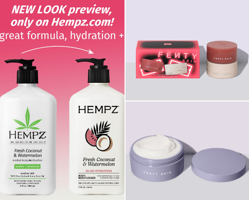 Body care faves cover photo collage