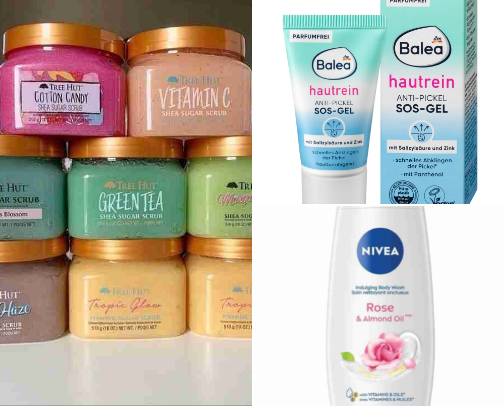 Skin care🛍🧴 cover photo collage