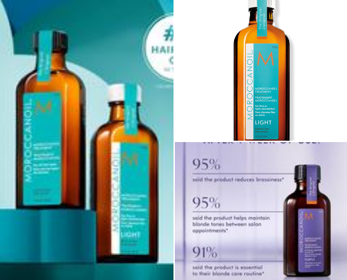 Moroccan oil cover photo collage