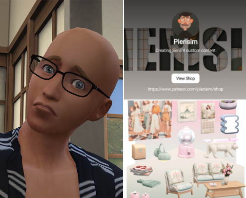 Some of my favorite Sims 4 CC Creators✨ cover photo collage