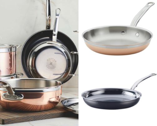 We don’t cut corners. We raise the bar.
There are no shortcuts to creating the world’s most innovative cookware. You won’t find details like flush rivets or our chef-friendly ergonomic handle on any other cookware, because no other cookware brand commits this much attention to detail. In fact, most of them outsource the details. cover photo collage