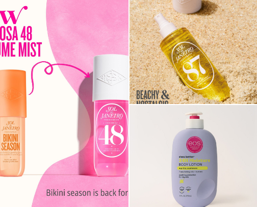 Smell like summer! 🌞🌸🐚💐🌅 cover photo collage