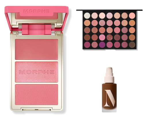 Morphe cosmetics cover photo collage