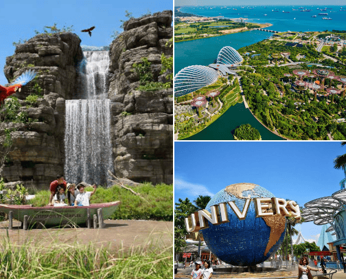 Singapore , Bangkok , Vietnam preparations cover photo collage