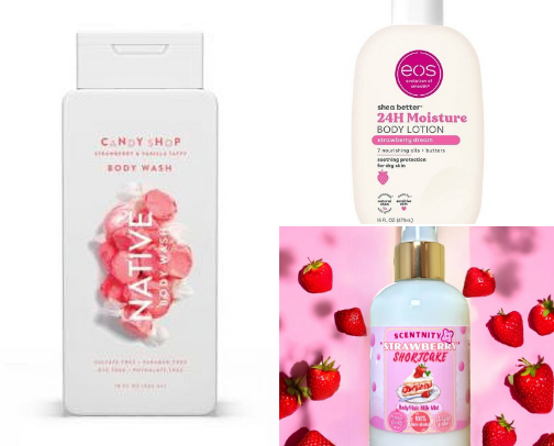 Sweet Strawberry🍓🍰Fragrance Layering Routine cover photo collage
