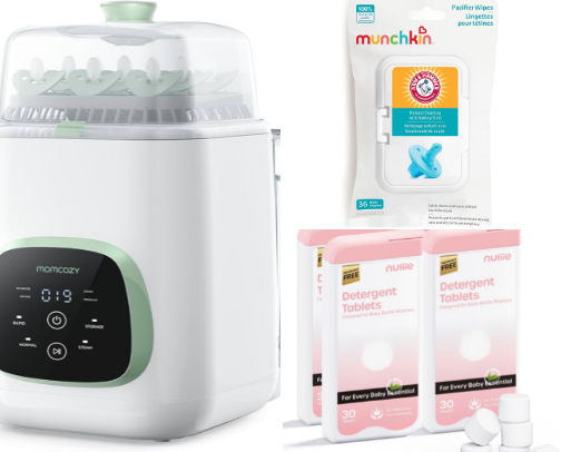 New Mom Survival Must-haves cover photo collage